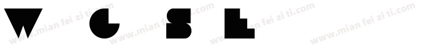 Warsaw Gothic SuperE字体转换